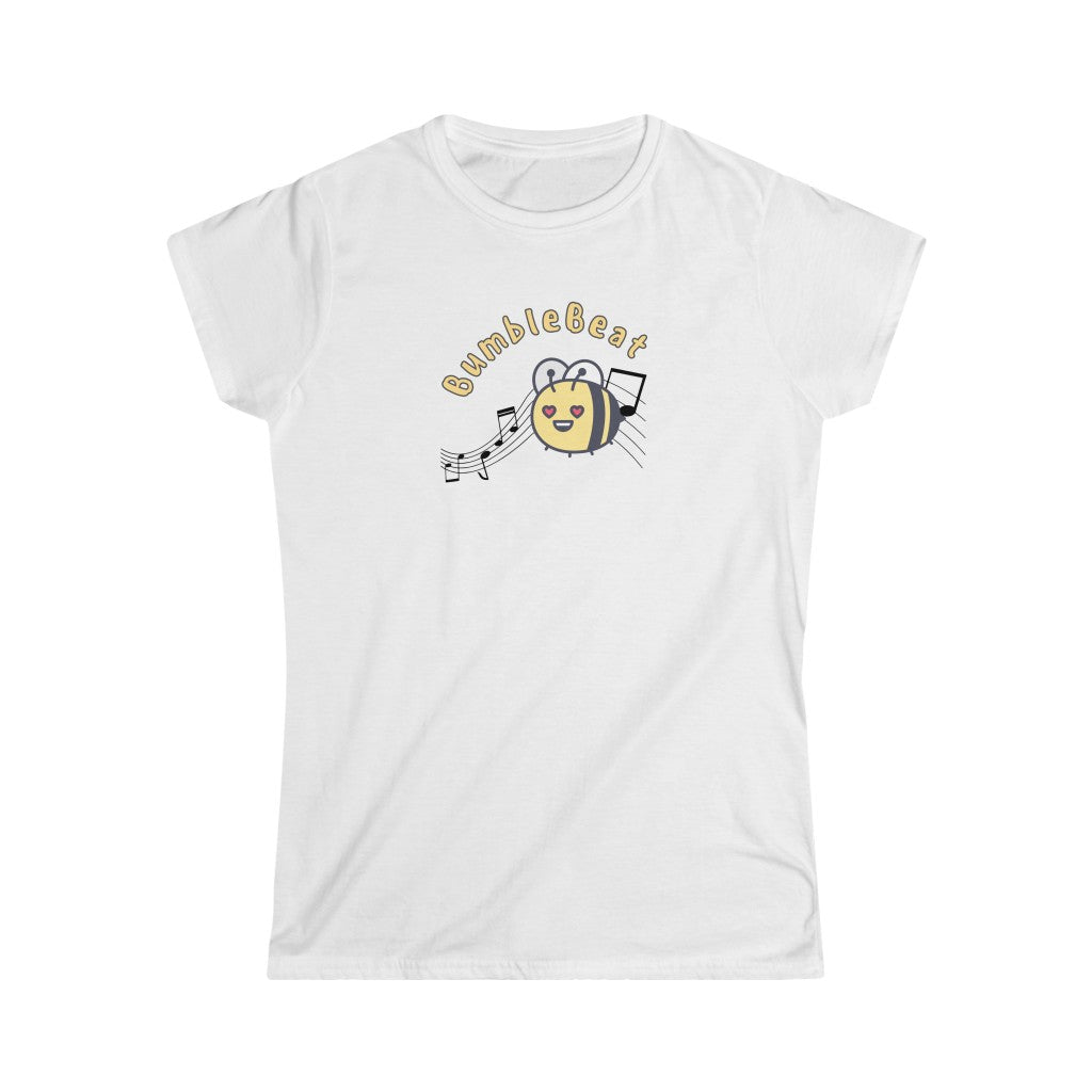 A funny music tshirt with the text "bumblebeat". A funny tshirt for anyone dancing lindy hop, west coast swing or ballet.