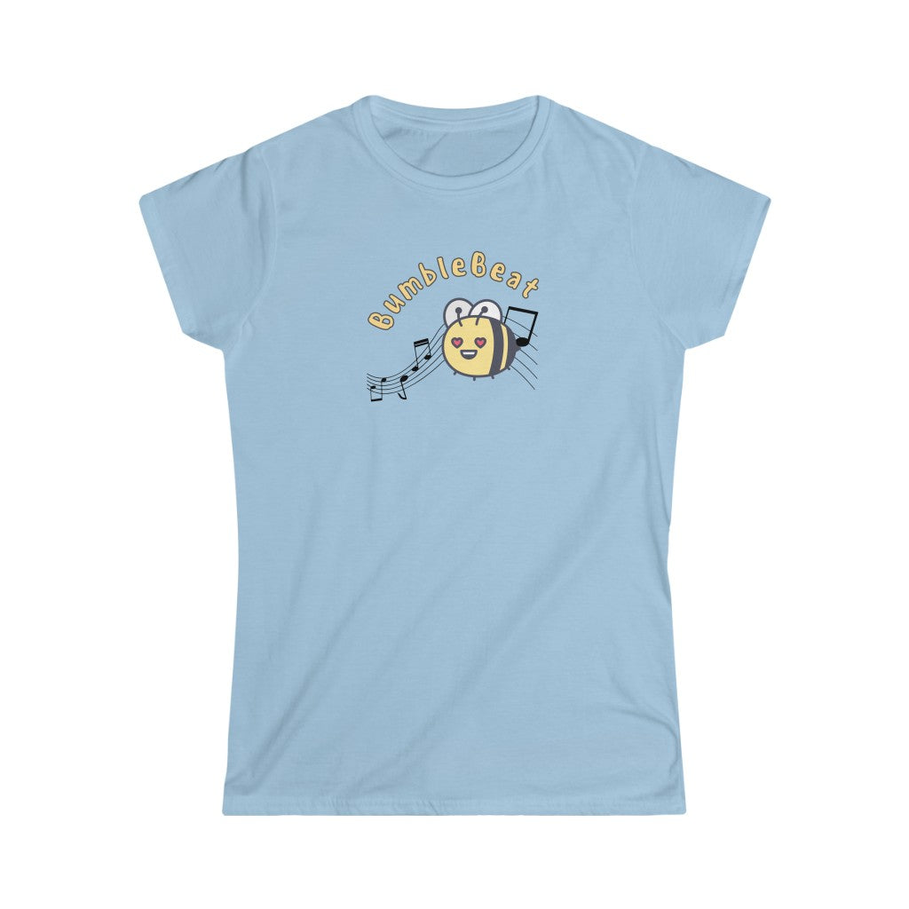A funny music tshirt with the text "bumblebeat". A funny tshirt for anyone dancing lindy hop, west coast swing or ballet.