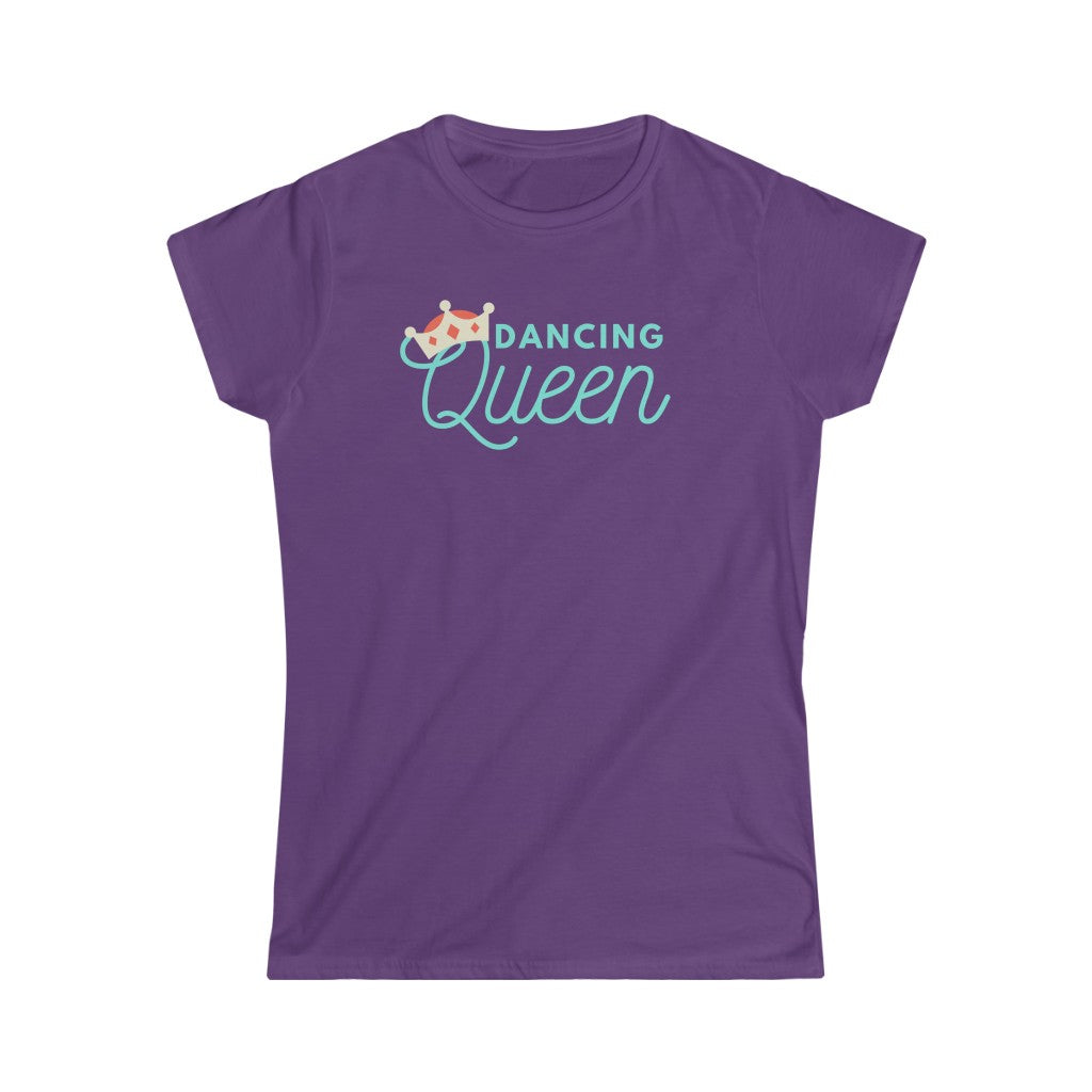 A dancing queen t shirt with the text "dancing queen". A funny tshirt for inspiring dance moves for dancing queen.