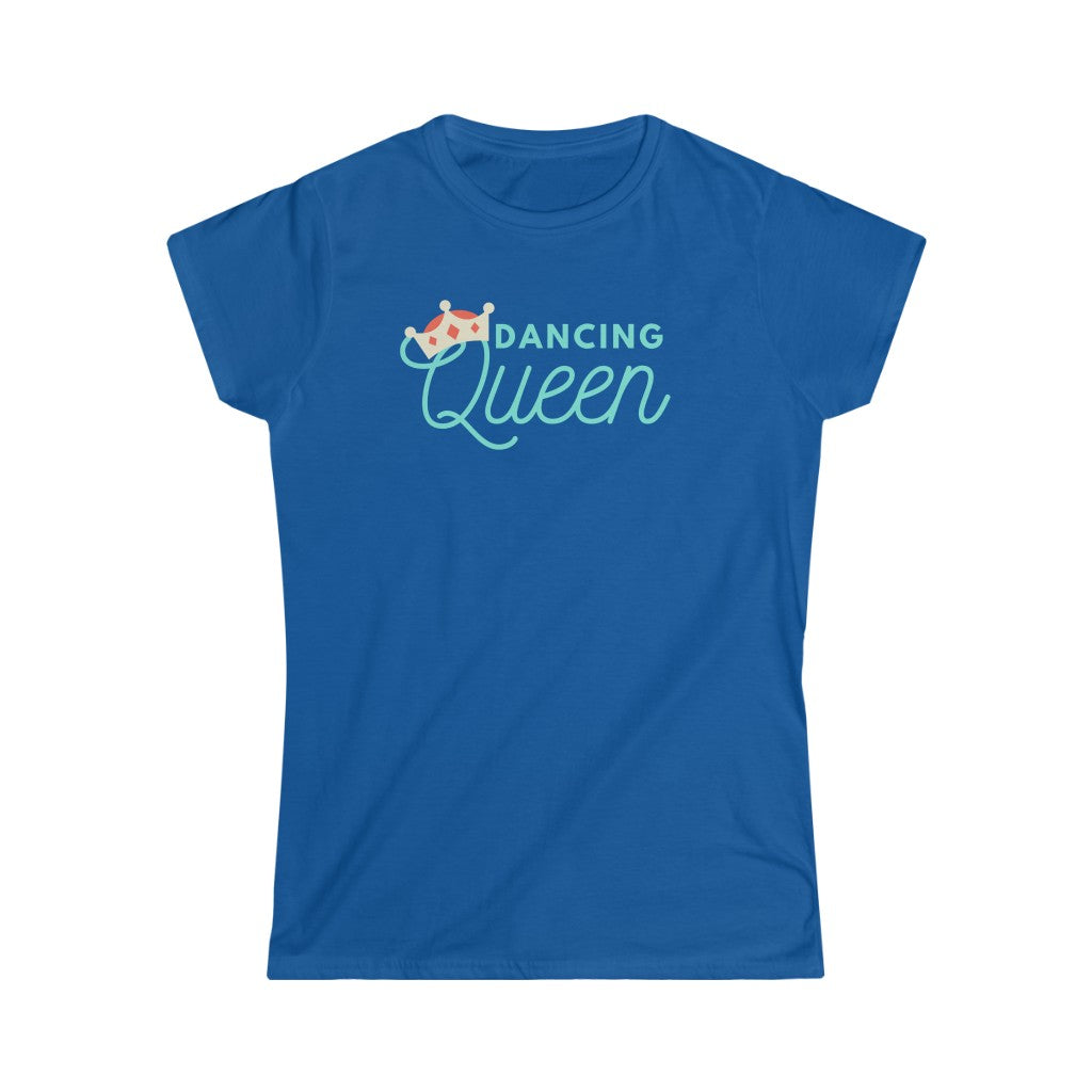 A dancing queen t shirt with the text "dancing queen". A funny tshirt for inspiring dance moves for dancing queen.