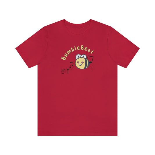 A funny music tshirt with the text "bumblebeat". A funny tshirt  for anyone dancing lindy hop, west coast swing or ballet.