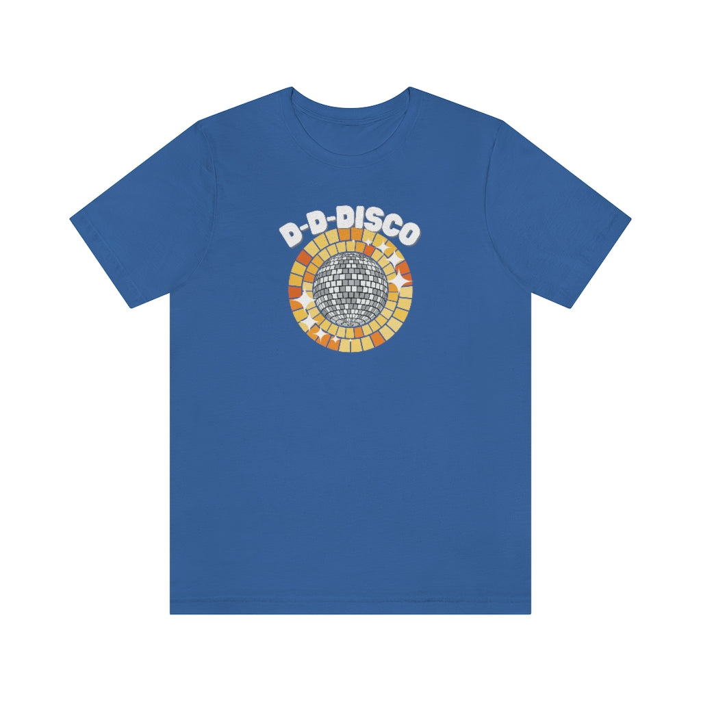 A real dancing queen tshirt. A funny dance tshirt with the text "disco". Great for the ones having a disco fever and who only eat sleep dance repeat.