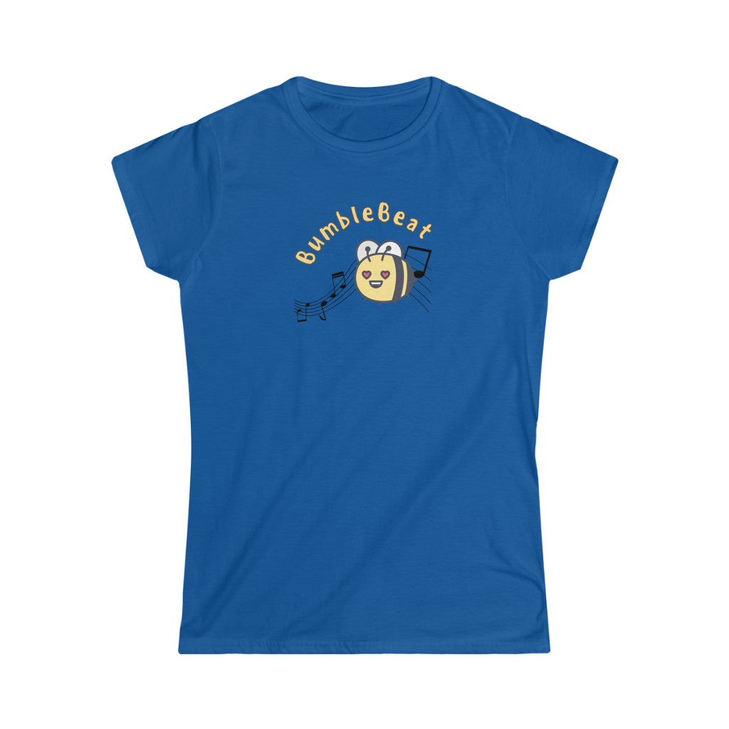 A funny music tshirt with the text "bumblebeat". A funny tshirt for anyone dancing lindy hop, west coast swing or ballet.